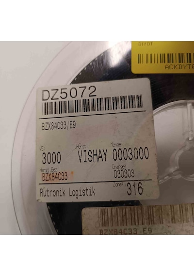 Bzx84c33 33v 250mw Sot23 Zener Diyot 167 Adet