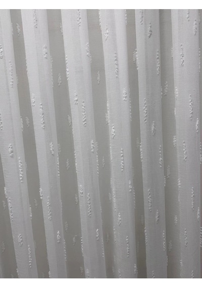 Nivemeshome Efsun Ekru 1/3 Pileli Tül Perde
