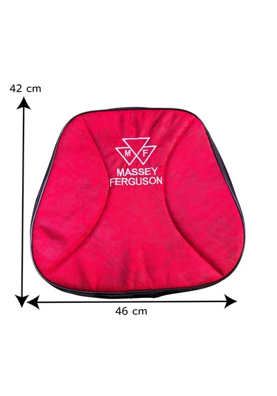 Massey Ferguson Traktör Koltuk Kılıfı Kırmızı Süngerli Kabinli Tüm Modellere Uyumlu Kılıf
