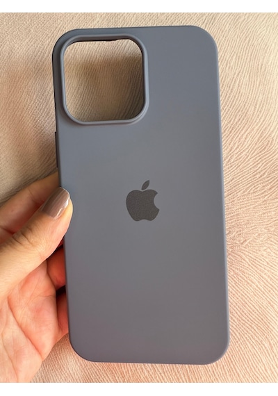 Apple Uyumlu iPhone 16 Pro Logolu İçi Kadife Silikon Lansman Kılıf