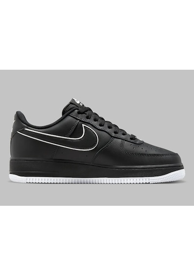 Nike Blank White Shades Illuminate This Pitch-dark Air Force 1 SİYAH-BEYAZ