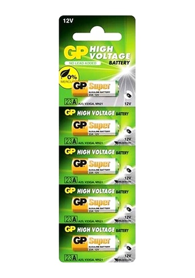 Gp 23a V23ga Mn21 12v Alkalin Pil Kepenk Anahtar Pili Beşli Paket Evimdeyokyok