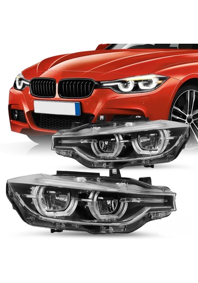 Bmw F30 2012-2019 3.seri Bixenon Uyumlu Lci Led Ön Far