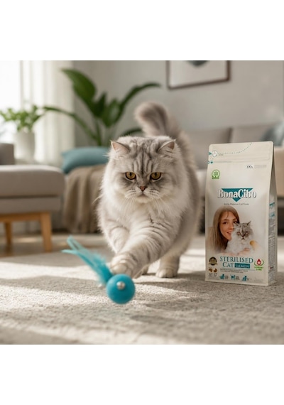 Adult Cat Sterilised Somonlu Kısırlaştırılmış Yetişkin Kedi Maması 2 Kg
