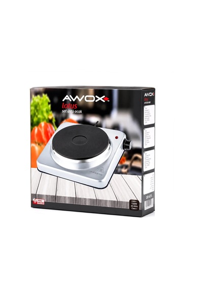 Awox Lotus Tek Gözlü Elektrikli Ocak Plate 185mm.1500w 5468