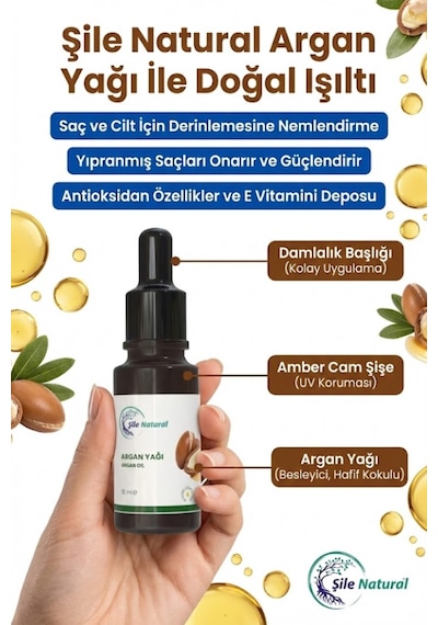Argan Yağı 10 Ml - %100 Doğal Argan Yağı