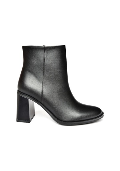 Fox Shoes R518101309 Siyah Kalın Topuklu Kadın Bot Siyah