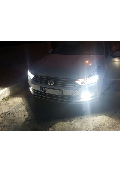 Passat B8 Led Xenon Uzun Far Ampulü H9 Photon Mono 2Plus