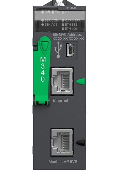 Schneider Bmxp342020 M340 1024 Dijital 256 Analog Giriş/çıkışlı M