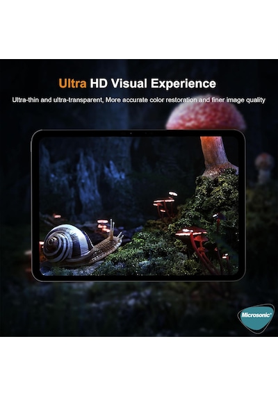 Microsonic Apple Uyumlu iPad  Pro 11 2024 A2836-a2837 Kamera Lens Koruma Camı V2