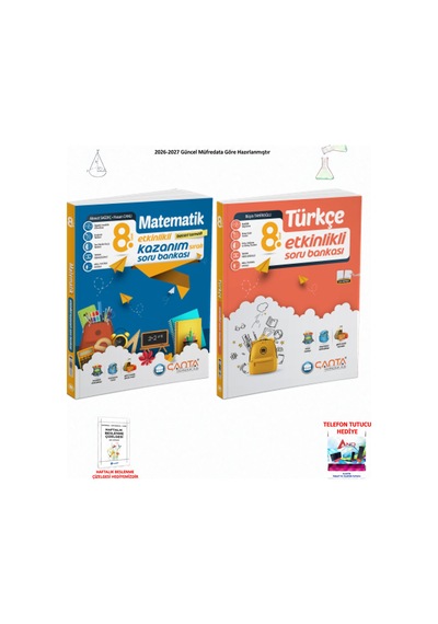 Çanta 8. Sınıf Lgs Matematik Ve Türkçe 2 Kitap Seti