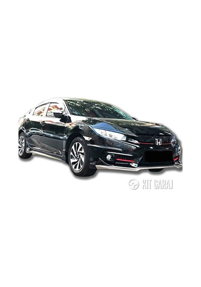 Honda Civic Makyajsız 2016-2018 Fc5 Ön Ek Plastik Boyasız