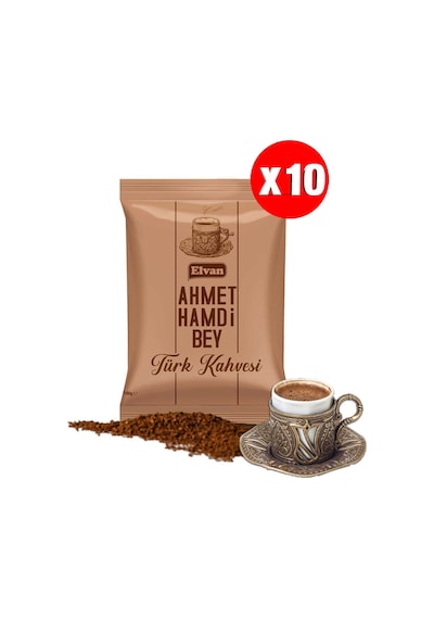Ahmet Hamdi Bey Türk Kahvesi 100 Gr. (10 Adet)