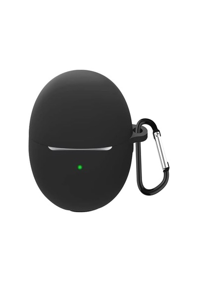Microsonic Huawei Freebuds 5 Uyumlu Mat Silikon Kılıf Siyah