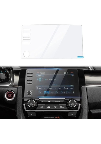Honda Civic Makyajlı Kasa Fc5 İle Uyumlu Navigasyon Ekran Koruyucu 9h Nano Belirtilmemiş