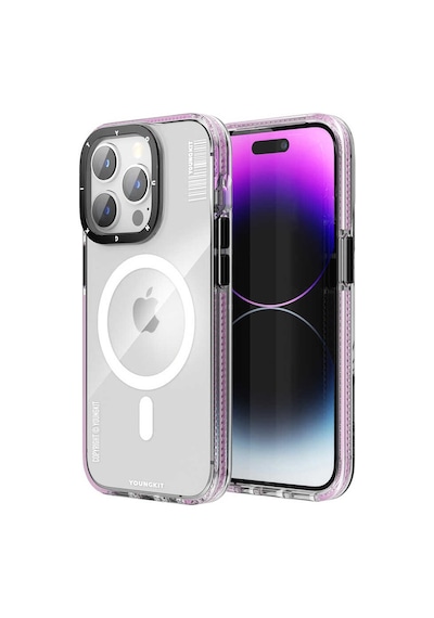 Youngkit Apple Uyumlu iPhone 14 Pro Kılıf Magsafe Şarj Özellikli YoungKit Exquisite Serisi Kapak YOUNGKİT-25493