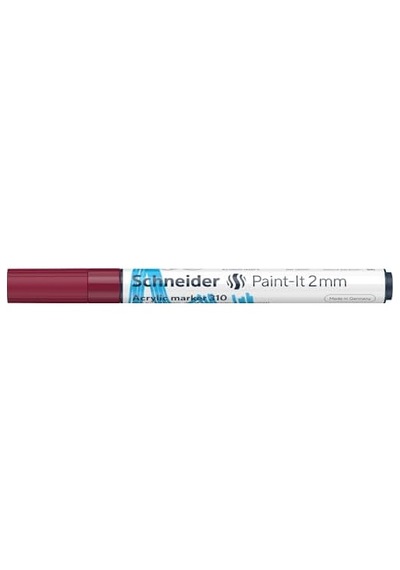 310 Akrilik Marker 2mm Bordo- 120161 Diğer
