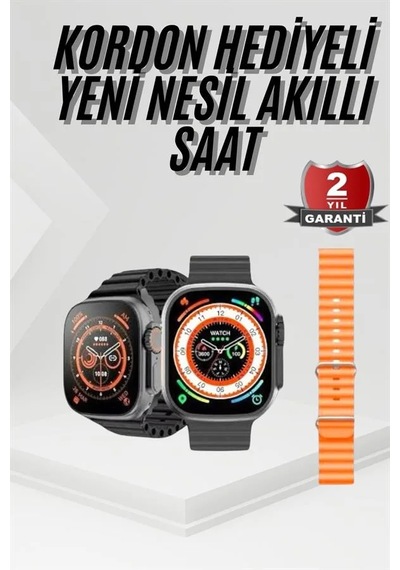 Akıllı Saat Sağlık Takibi Kalp Atışı Adımsayar Ultra Yeni Nesil Nefes Egzersizi