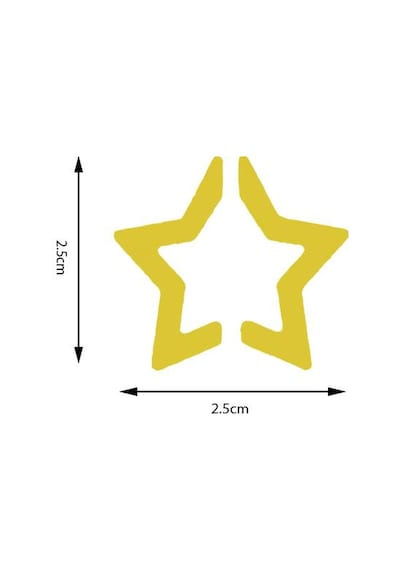 Kamei Şekilli Delgeç Yıldız Kanatlı 2.5 Cm Km8810