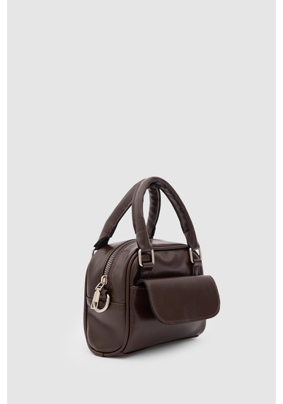 Shule Bags Nala Mini Retro Çapraz Çanta Acı Kahve Acı Kahverengi