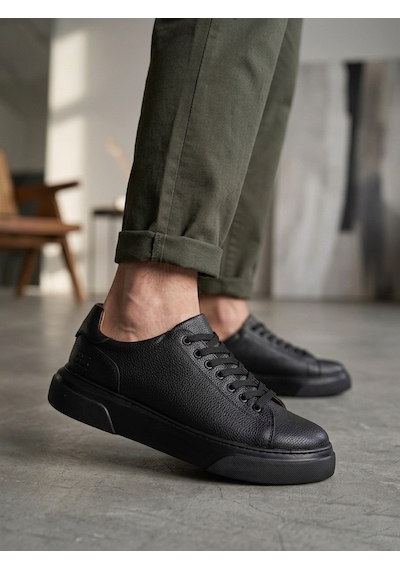 Boa Blf-010 Erkek Sneaker Günlük Casual Spor Ayakkabı Siyah Taban