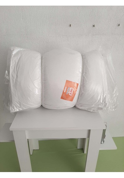 Otel Tipi Silikon Yastık 5'li Set 50x70 Beyaz | Yumuşak Elyaf Dolgulu Uyku Yastığı