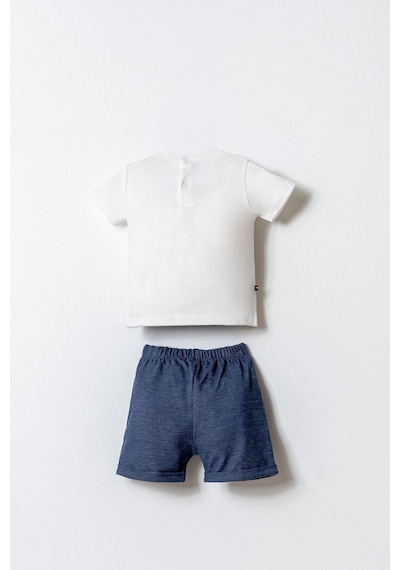 U.s. Polo Assn. Erkek Bebek Beyaz Şort Takım 5274-49989 Beyaz