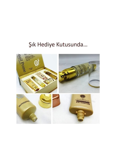 Snail Prime Salyangoz Özlü 5'li Sıkılaştırıcı Nemlendirici Cilt Bakım Seti 5 Parça, Mın85