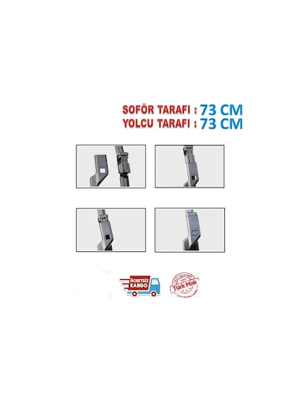 Ford Focus 3 Ön Cam Silecek Süpürgesi Takimi Seti 2011-2017 411468980