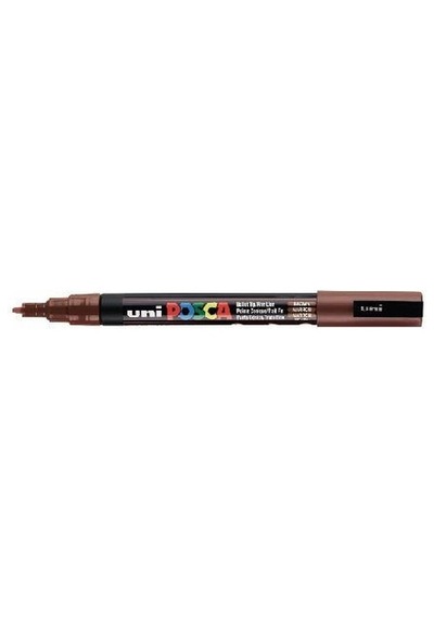 Uni Posca Pc-3m Boyama Markörü 0.9-1.3 Mm Kahverengi Renk