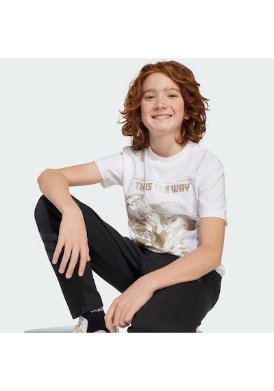 Adidas X Star Wars The Mandalorian Graphic Çocuk Tişört C-adıjf3637c40a00 Beyaz