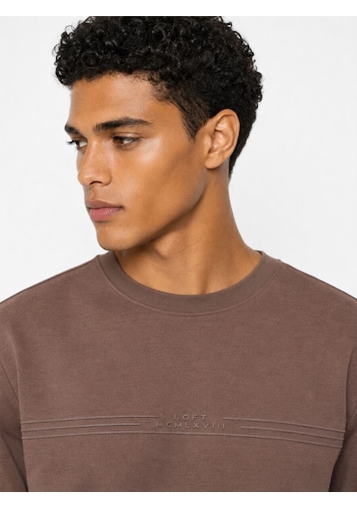 Loft Regular Fit Erkek Sweatshirt Lf2044511 Q1.v1 Kahverengi