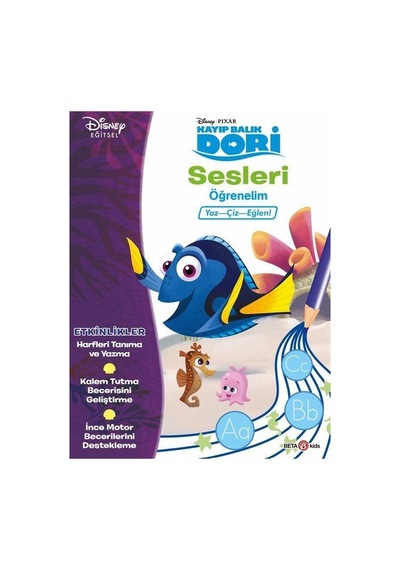 Disney Eğitsel Kayıp Balık Dori Sesleri Öğrenelim 4+Yaş- Beta Kids