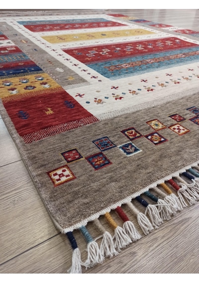 Çam Halı Sultani 810 Vizon Yün Ve Bambu İle Özel Tezgahlarda Üretilen Otantik Desenli El Emeği Modern Uşak Halısı Vizon Çam Halı Sultani 810 Vizon Yün Ve Bambu İle Özel Tezgahlarda Üretilen Otantik Desenli El Emeği Modern Uşak Halısı Vizon