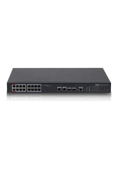 Dahua Pfs4218-16et-240-v3 16 Port Poe 16fe Poe + 2ge Kombo + 2ge Sfp Kombo Toplam 240w Poe Swıtch