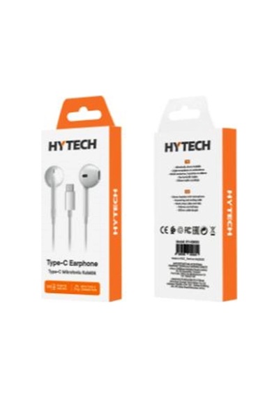 Hytech Hy-xbk53 Typec Telefon Uyumlu Beyaz Kulak İçi Mikrofonlu Kulaklık