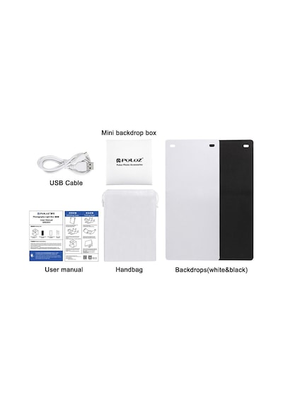 Lightbox Mini Katlanır Taşınabilir Led Işıklı Fotoğraf Stüdyosu