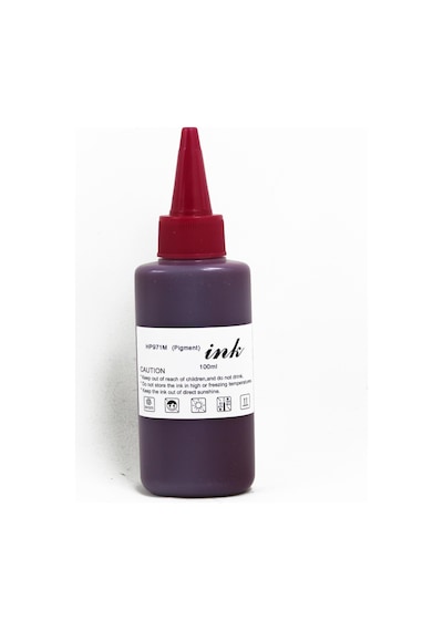 Uyumlu İnk For Hp 971 Pigment Kırmızı Şişe Mürekkep 100ml