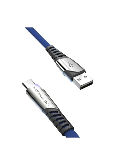 Konfulon Dc18 Type-c Kablo 1m 5a - Mavi Belirtilmemiş