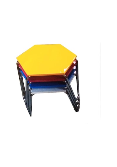 Zigon Osm Petek Model Metal Nikelaj V Ayak Çok Renkli Tabla Itina (322080046)