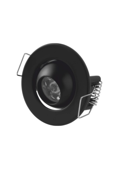 1 Adet Cata Ct 5268 Ufo Yıldız 1.5w Sıva Altı Led Spot Siyah Kasa Gün Işığı 3200k çok renkli