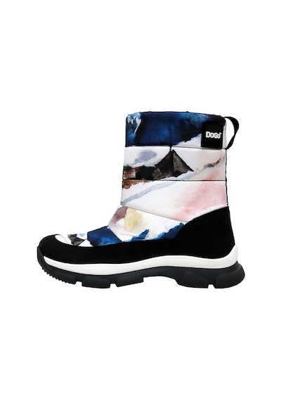 Kadın Vegan Çok Renkli Kar Botu - Snow And Ink Tasarım Multicolor