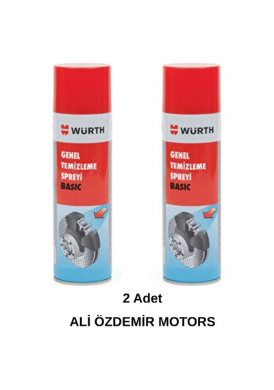 Genel Temizleme Spreyi Basic 500ml, Fren Balata Spreyi Yeni Tarihli