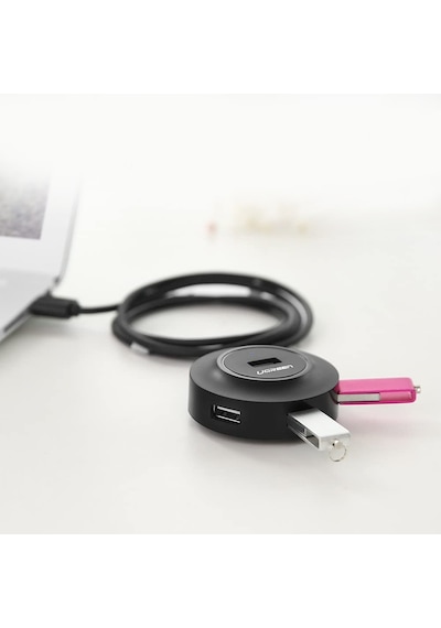 Ugreen 20277 4 Portlu USB 2.0 Çoklayıcı Hub Siyah