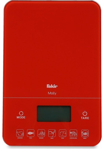 Fakir Molly Digital Mutfak Tartısı Kırmızı