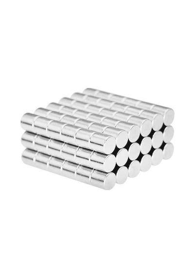 Neodyum Mıknatıs Çap 5X5 Mm - Yuvarlak Güçlü Mıknatıs 10 Adet