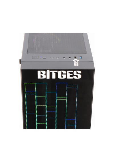 Bitges RGB LED Ekranlı 600W 80+ Oyuncu Bilgisayar Kasası