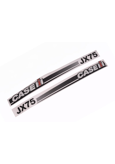 Case Jx75 Yan Yazı Takımı Kaporta Etiketi Sağ - Sol Kaput Sticker Seti