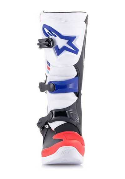 Alpinestars Tech 3 Kros Motosiklet Botu Kırmızı Mavi