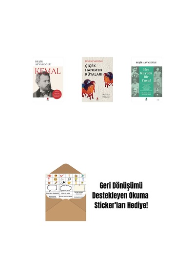 Kemal + Çiçek Hanımın Rüyaları + Her Kuyuda Bir Yusuf + Okuma Sticker'ları